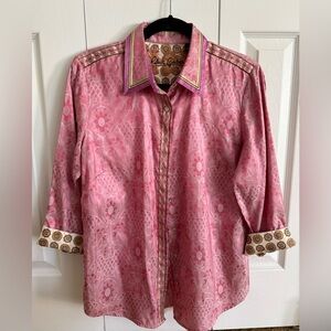 Robert Graham Pink Floral Button-Up Shirt